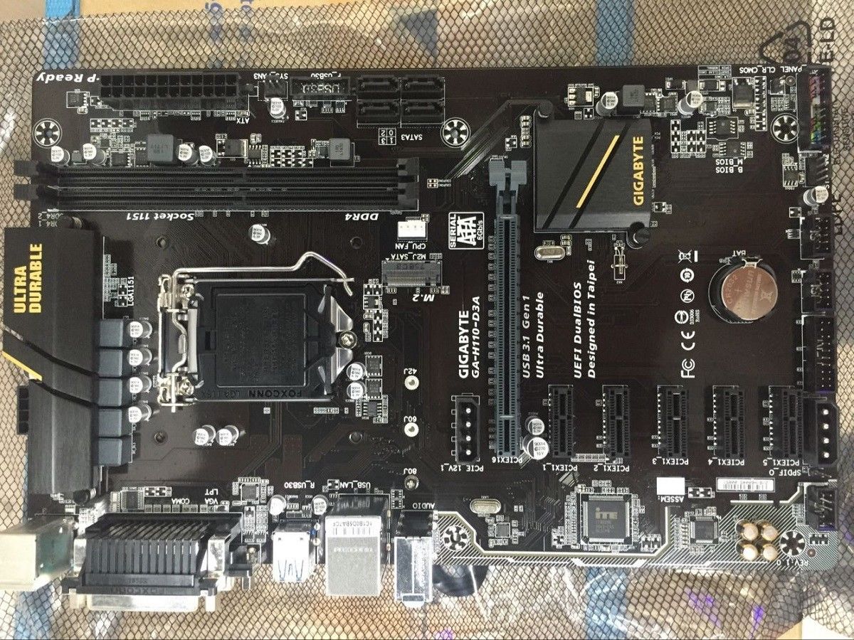 Материнская плата gigabyte h110